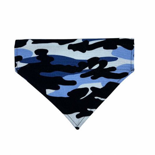 Blue camo bandanna