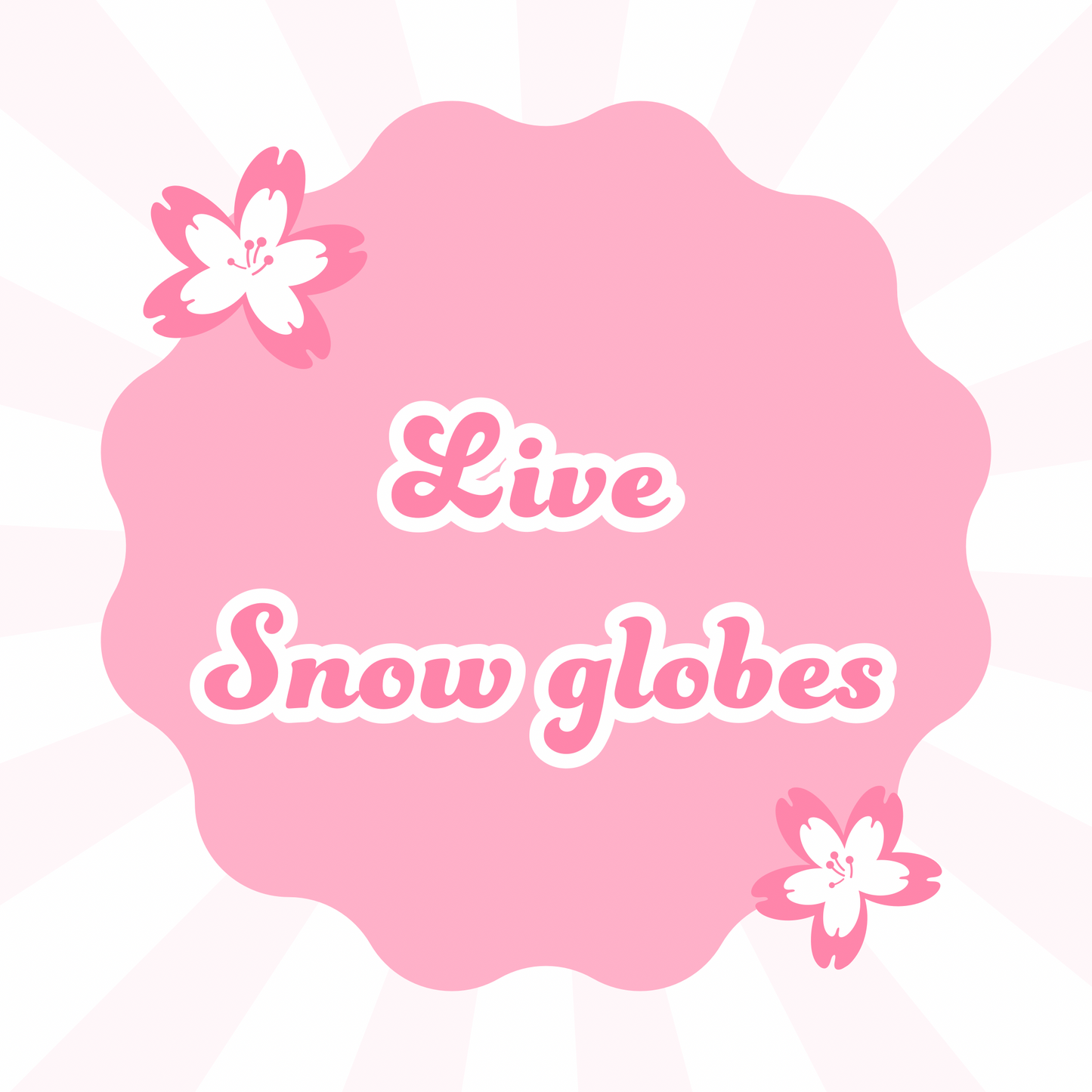 Live snow globes