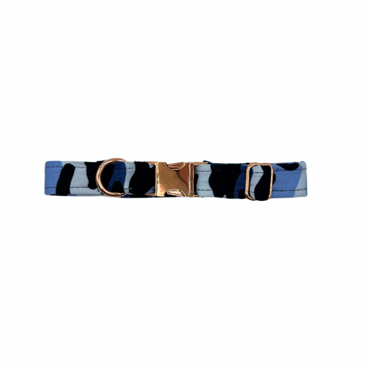 Blue camo collar